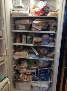 This was my pre-Whole30 freezer